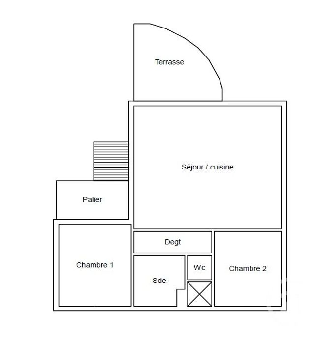 Appartement T3 à vendre - 3 pièces - 55.56 m2 - CANNES LA BOCCA - 06 - PROVENCE-ALPES-COTE-D-AZUR - Century 21 Immobilier Conseil