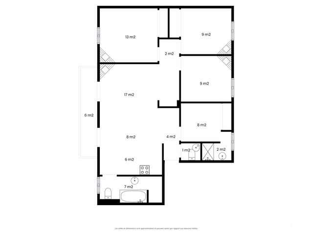 Appartement F5 à vendre - 5 pièces - 89.0 m2 - CANNES - 06 - PROVENCE-ALPES-COTE-D-AZUR - Century 21 Immobilier Conseil